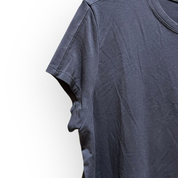 Athleta With Ease Tee Blue T-Shirt Blouse Women - Picture 4 of 7